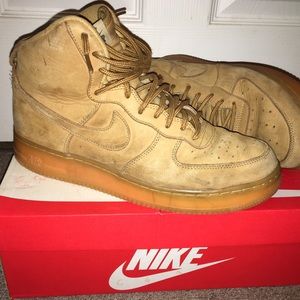 Size 7 High Top Air Force One Brown
